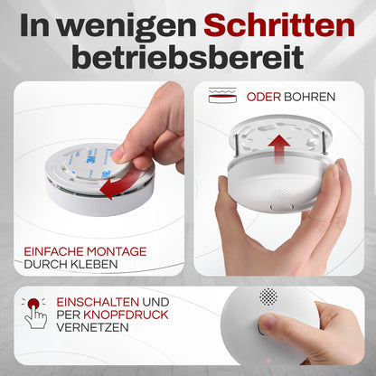 Alpenluft Smart Rauchmelder Einrichtung