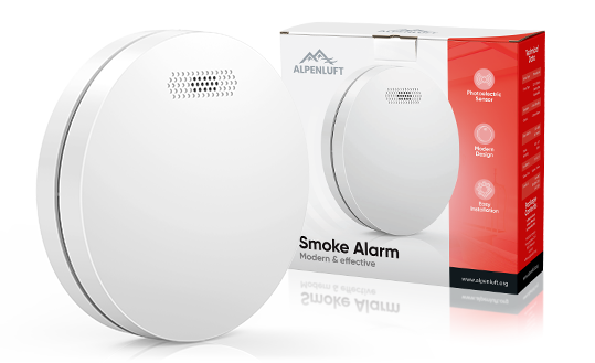 ALPENLUFT Smoke Detector Standalone Product Image Banner