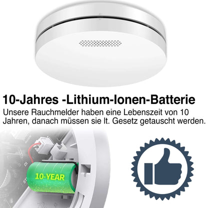 Alpenluft Rauchmelder 10-Jahres-Batterie